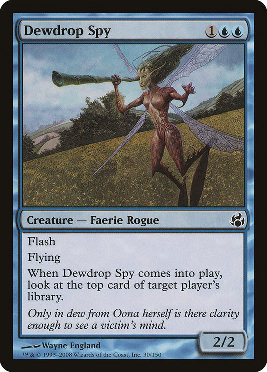 MTG Card Title: Dewdrop Spy MOR/30