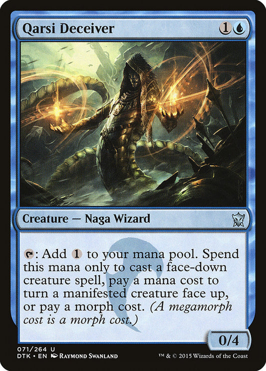 MTG Card Title: Qarsi Deceiver DTK/71