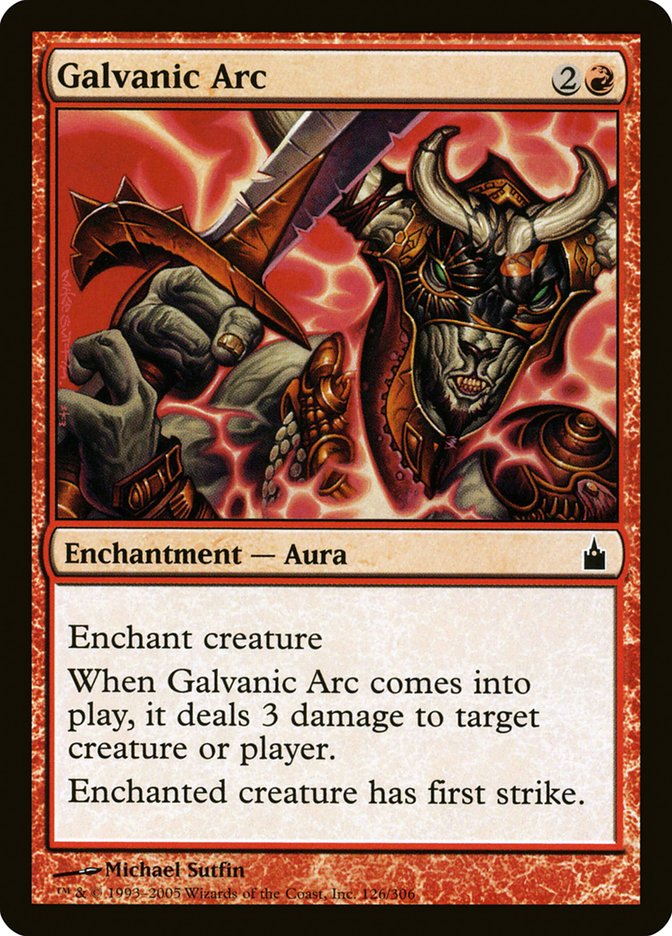 MTG Card Title: Galvanic Arc RAV/126