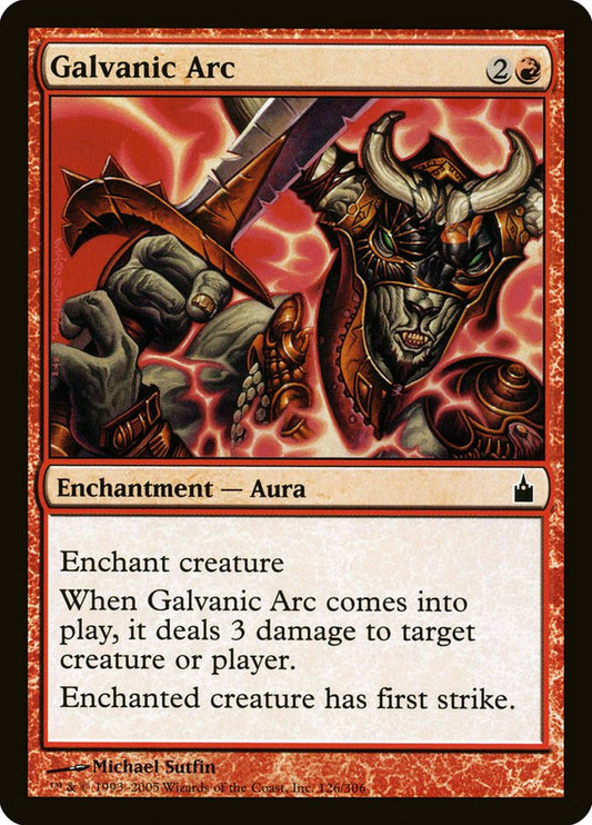 MTG Card Title: Galvanic Arc RAV/126
