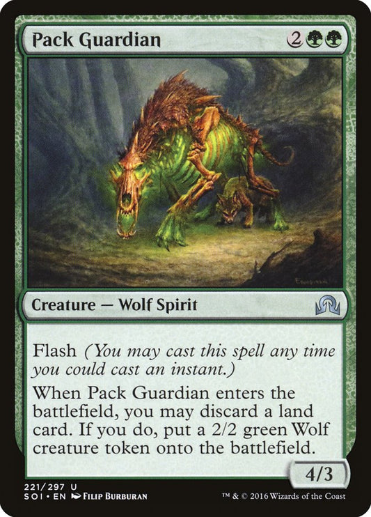 MTG Card Title: Pack Guardian SOI/221