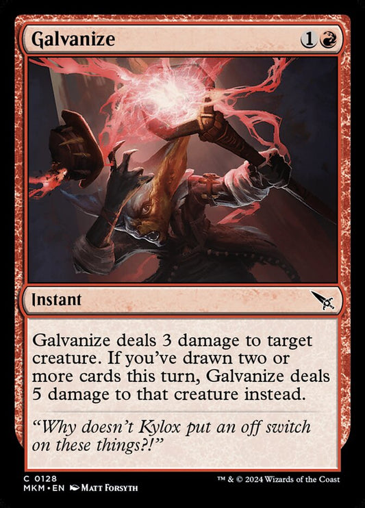 MTG Card Title: Galvanize MKM/128