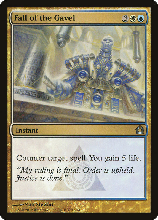 MTG Card Title: Fall of the Gavel RTR/161
