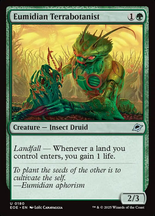 MTG Card Title: Eumidian Terrabotanist EOE/180