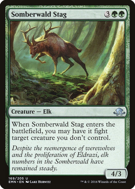 MTG Card Title: Somberwald Stag EMN/169