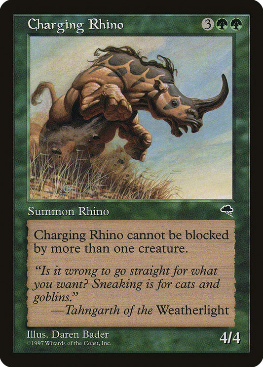 MTG Card Title: Charging Rhino TMP/218
