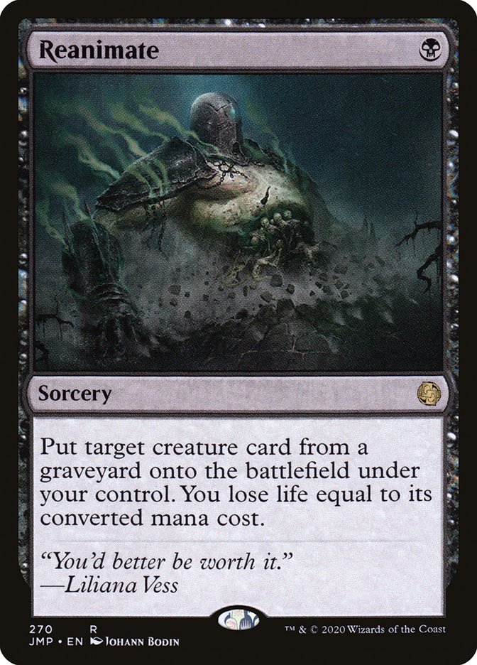 MTG Card Title: Reanimate JMP/270