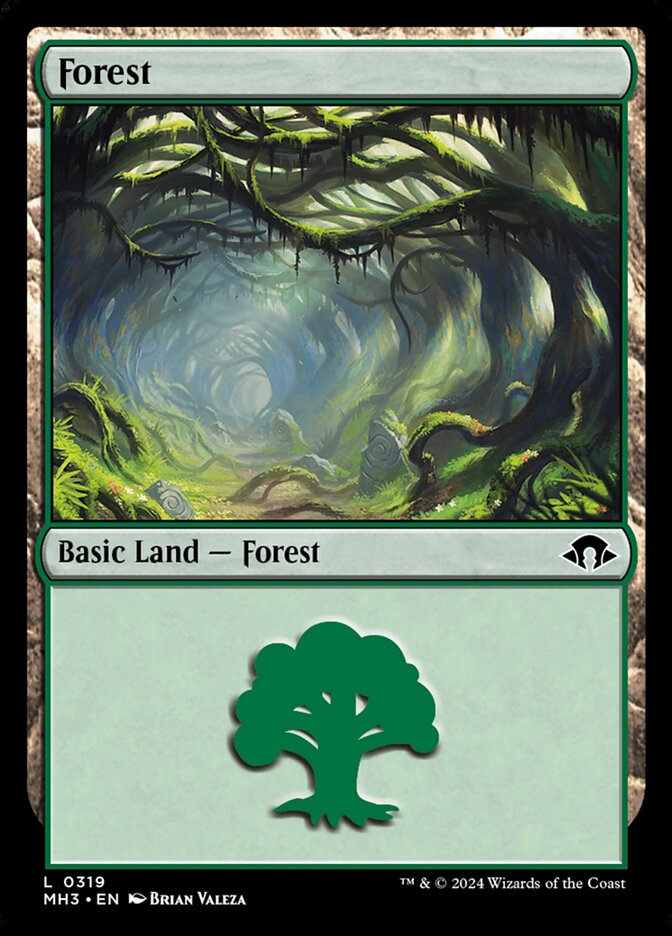 MTG Card Title: Forest MH3/319