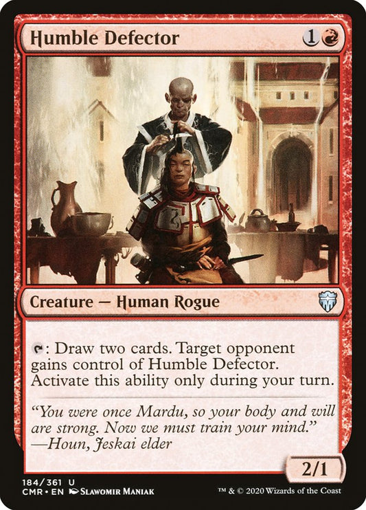 MTG Card Title: Humble Defector CMR/184