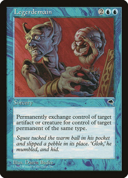 MTG Card Title: Legerdemain TMP/72