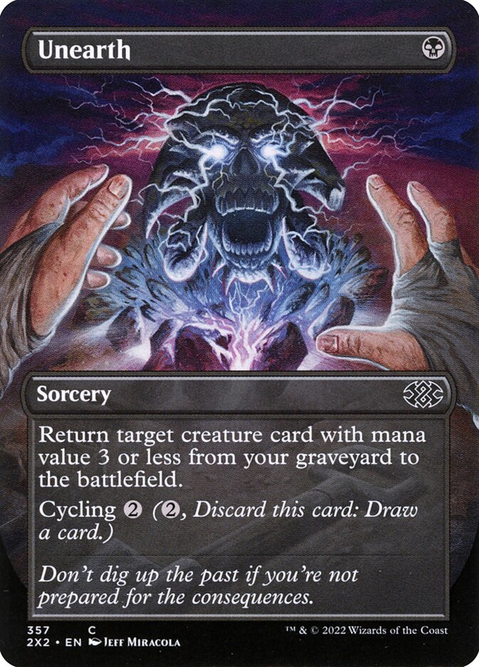 MTG Card Title: Unearth 2X2/357