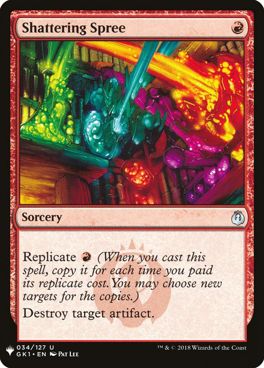 MTG Card Title: Shattering Spree PLST/GK1-34