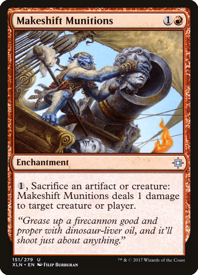 MTG Card Title: Makeshift Munitions XLN/151