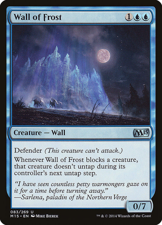 MTG Card Title: Wall of Frost M15/83