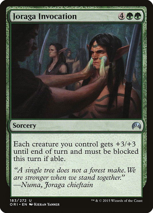 MTG Card Title: Joraga Invocation ORI/183