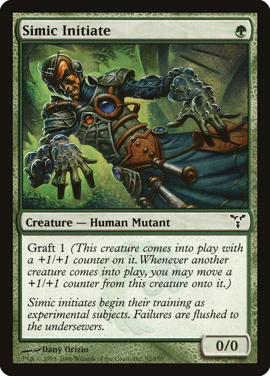 MTG Card Title: Simic Initiate DIS/92