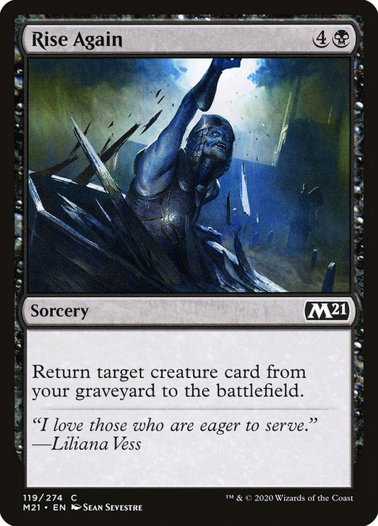 MTG Card Title: Rise Again M21/119