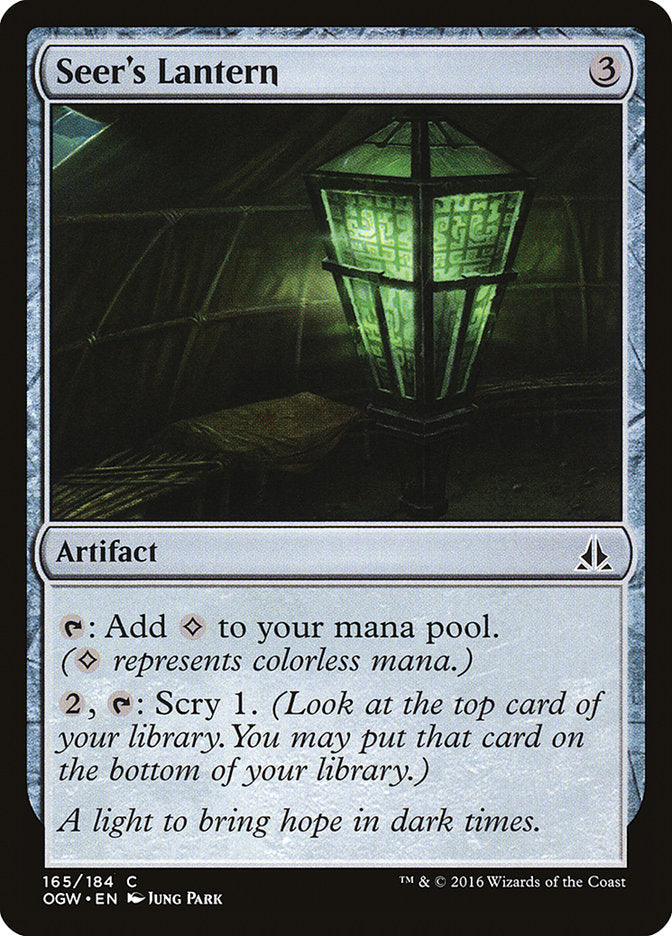 MTG Card Title: Seer's Lantern OGW/165