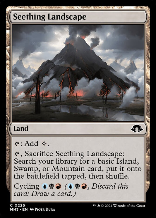 MTG Card Title: Seething Landscape MH3/225