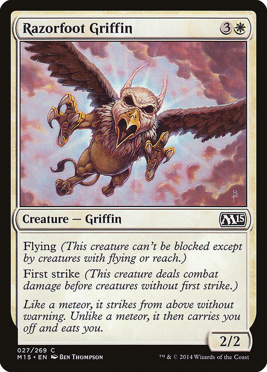 MTG Card Title: Razorfoot Griffin M15/27