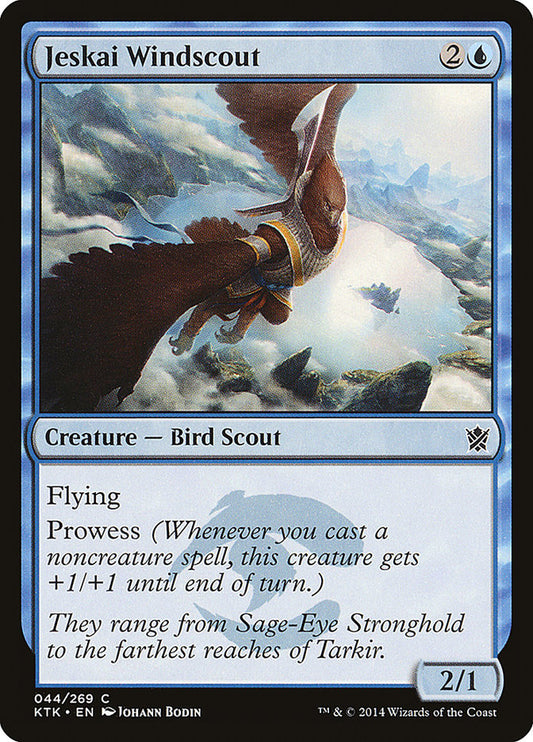 MTG Card Title: Jeskai Windscout KTK/44