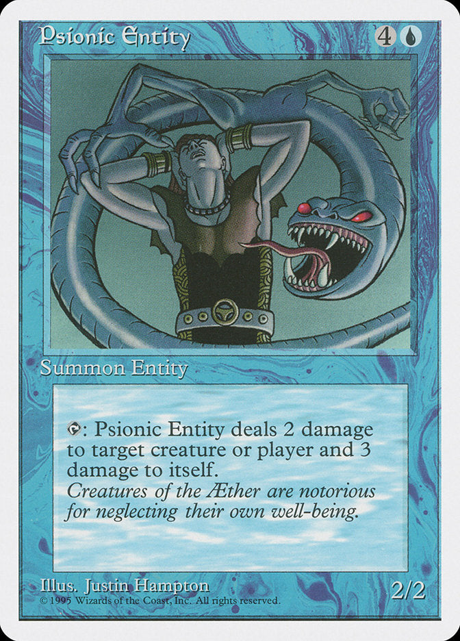 MTG Card Title: Psionic Entity 4ED/95