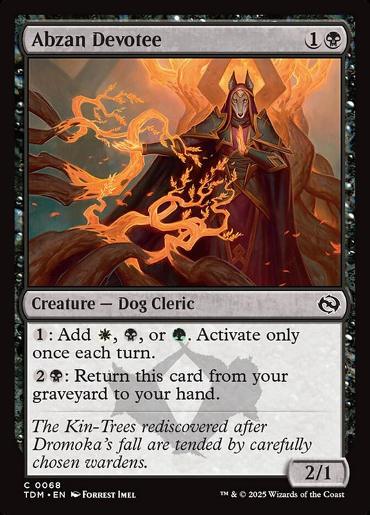 MTG Card Title: Abzan Devotee TDM/68
