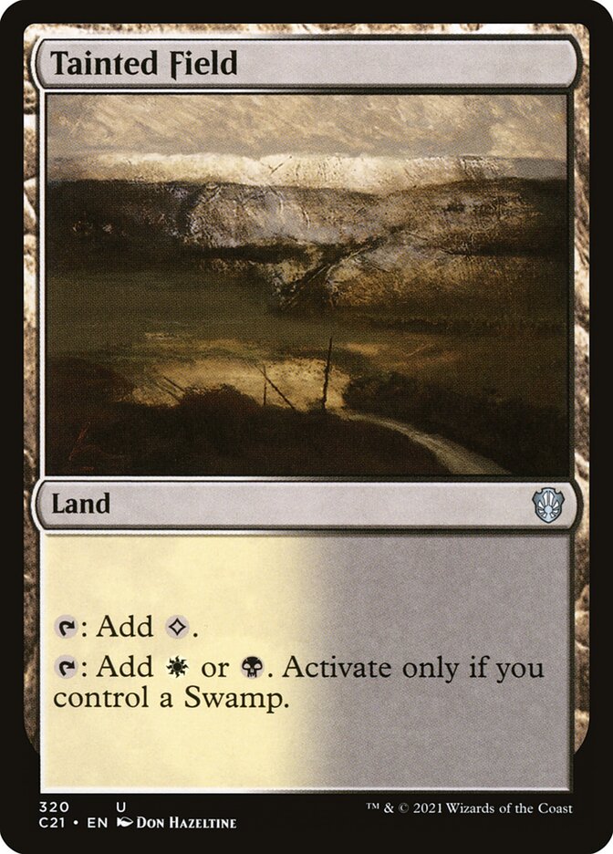 MTG Card Title: Tainted Field C21/320