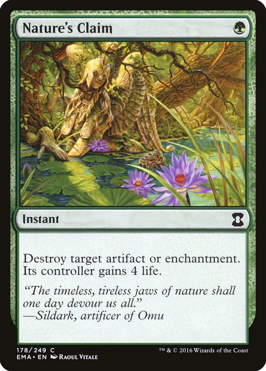 MTG Card Title: Nature's Claim EMA/178