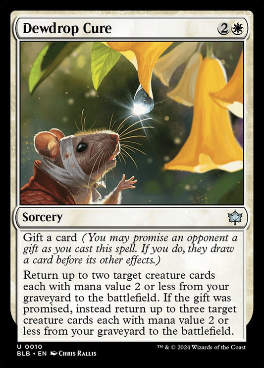 MTG Card Title: Dewdrop Cure BLB/10