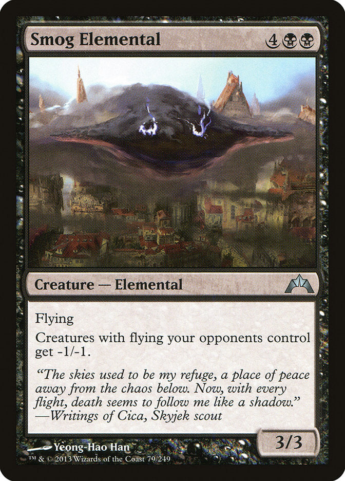 MTG Card Title: Smog Elemental GTC/79