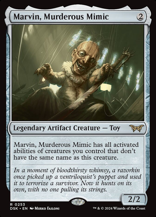 MTG Card Title: Marvin, Murderous Mimic DSK/253