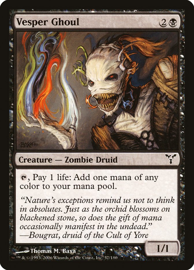 MTG Card Title: Vesper Ghoul DIS/57
