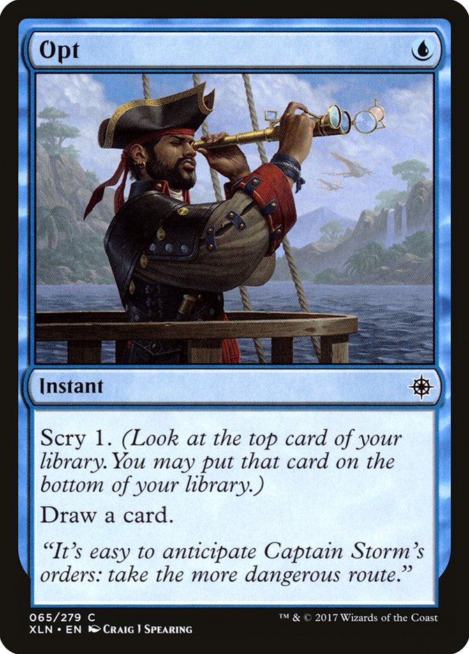 MTG Card Title: Opt XLN/65