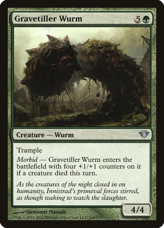 MTG Card Title: Gravetiller Wurm DKA/116