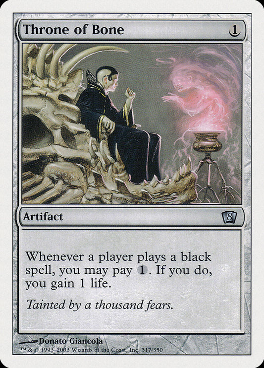 MTG Card Title: Throne of Bone 8ED/317