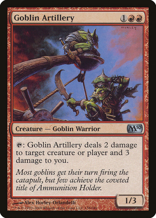MTG Card Title: Goblin Artillery M10/138