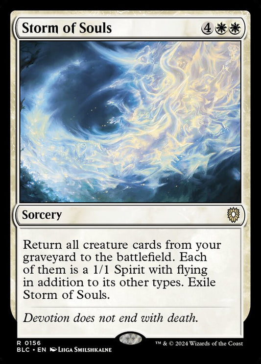 MTG Card Title: Storm of Souls BLC/156