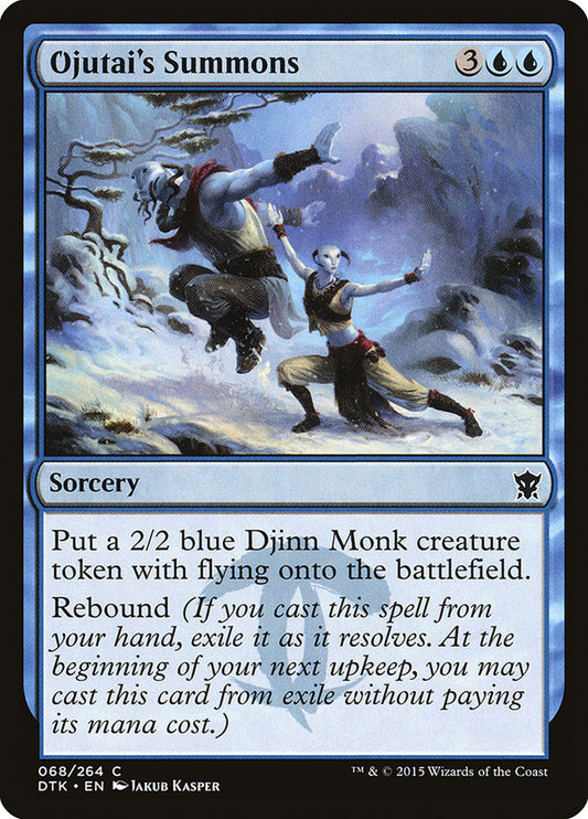 MTG Card Title: Ojutai's Summons DTK/68