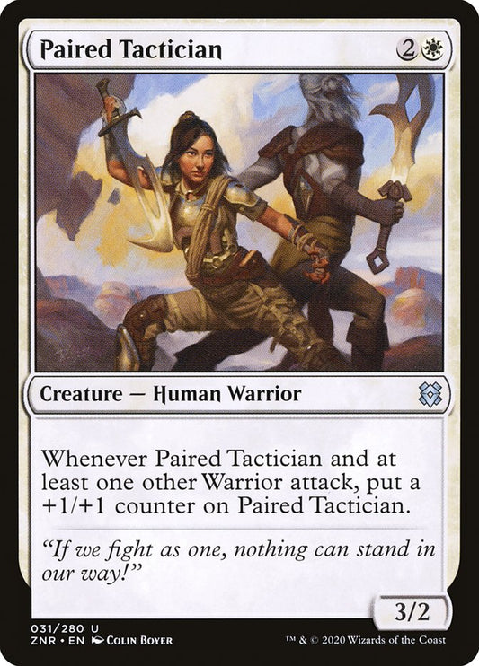 MTG Card Title: Paired Tactician ZNR/31