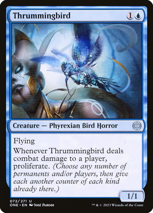 MTG Card Title: Thrummingbird ONE/72