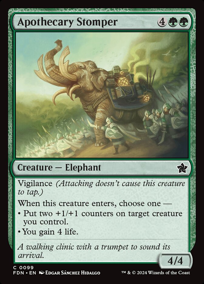 MTG Card Title: Apothecary Stomper FDN/99