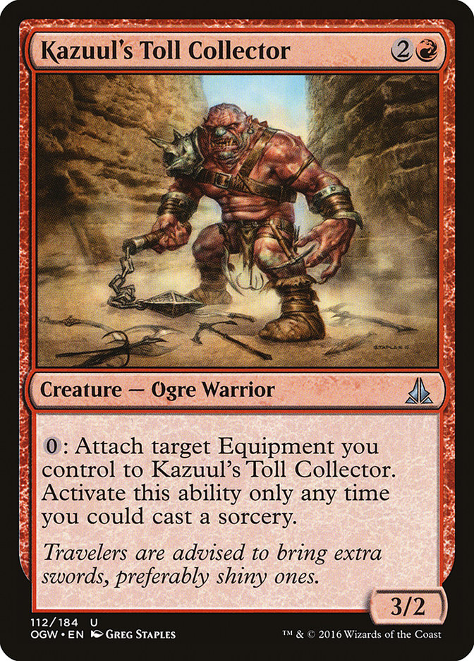 MTG Card Title: Kazuul's Toll Collector OGW/112