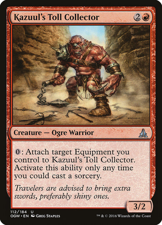 MTG Card Title: Kazuul's Toll Collector OGW/112