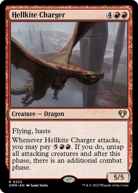 MTG Card Title: Hellkite Charger CMM/232