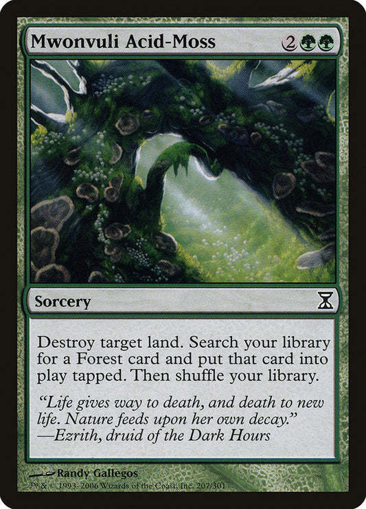 MTG Card Title: Mwonvuli Acid-Moss TSP/207