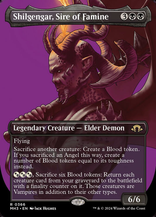MTG Card Title: Shilgengar, Sire of Famine MH3/366
