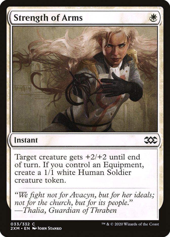 MTG Card Title: Strength of Arms 2XM/33