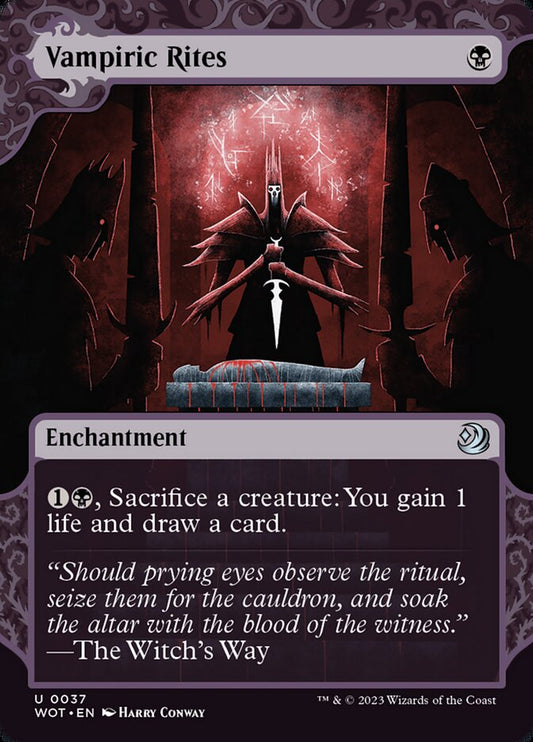 MTG Card Title: Vampiric Rites WOT/37