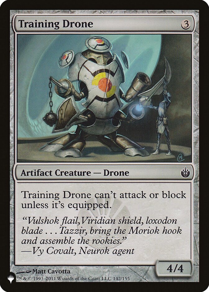 MTG Card Title: Training Drone PLST/MBS-142
